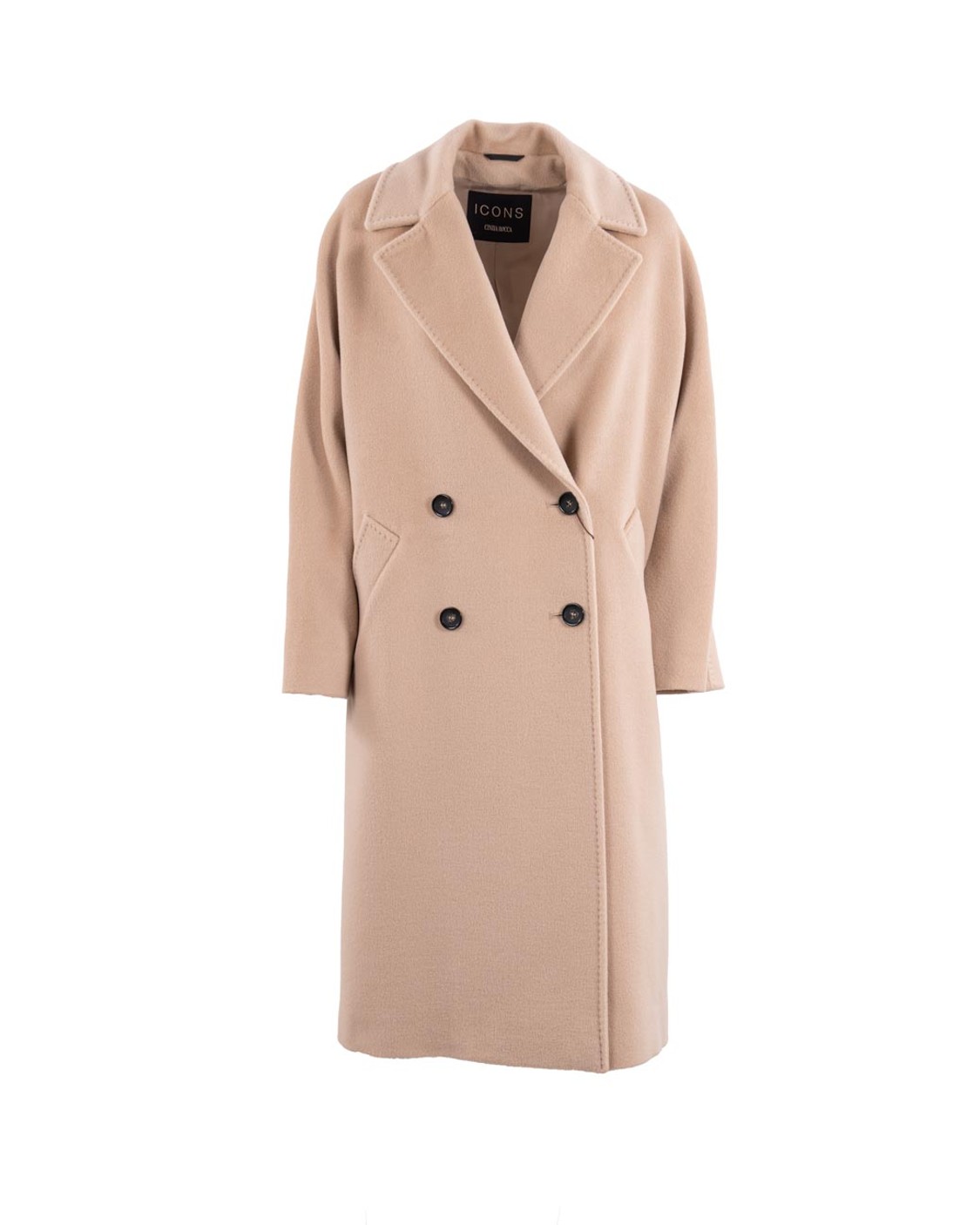 shop CINZIA ROCCA  Cappotto: Cinzia Rocca cappotto doppio petto oversize in lana.
Revers.
Doppiopetto.
Maniche lunghe.
Tasche laterali.
Chiusura con bottoni.
Composizione: 100% Lana.
Fabbricato in Italia.. ZR35001 65D4-8 number 6477290